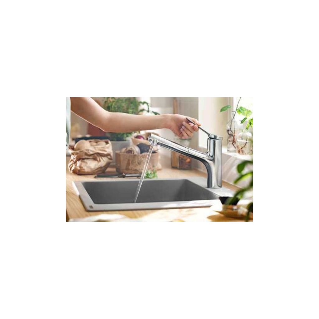 Мийка кухонна Hansgrohe S520-F345 + зміш. Zesis M33 (43356800) - зображення 6