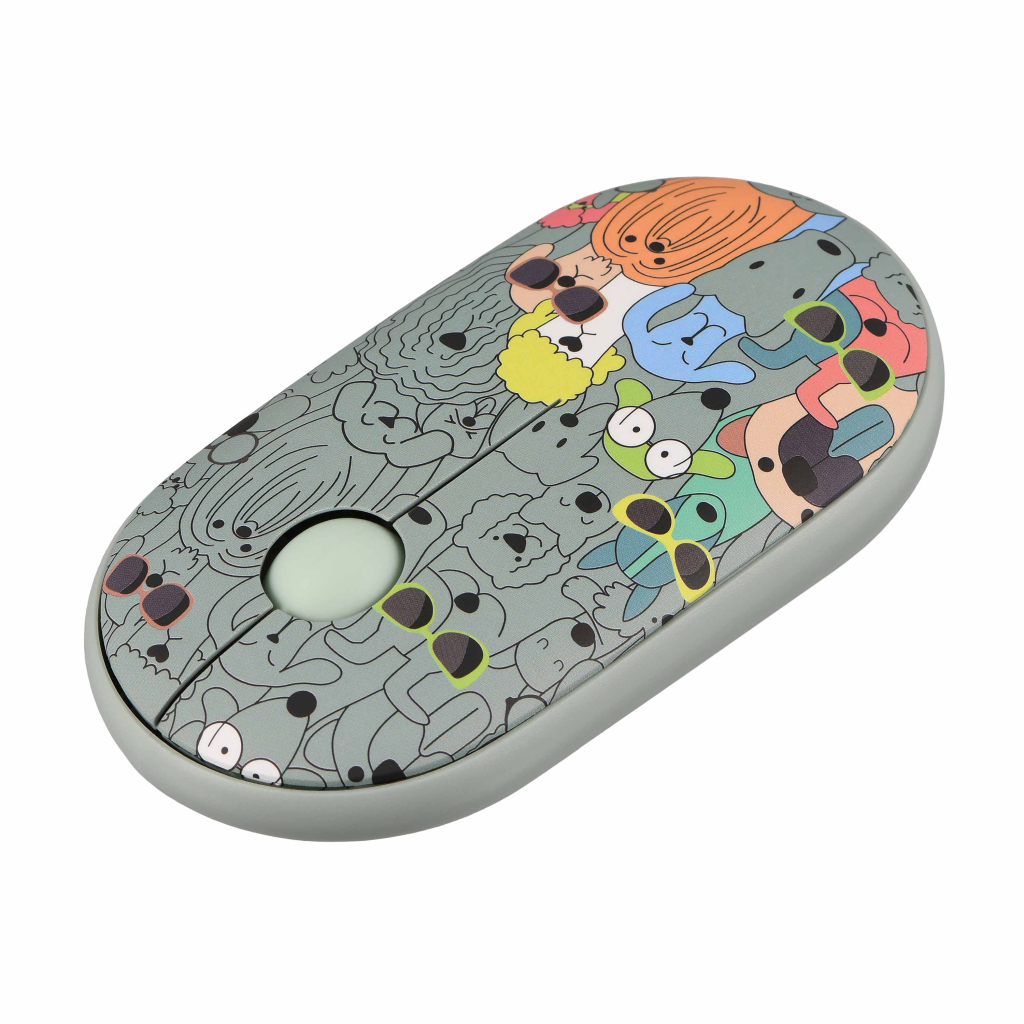 Мишка 2E MF300 PETSDOGS Silent Wireless/Bluetooth Green (2E-MF300WPETSGN) - зображення 5