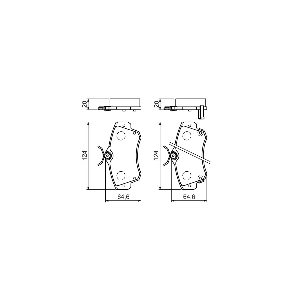 Гальмівні колодки Bosch 0 986 494 029 - зображення 4