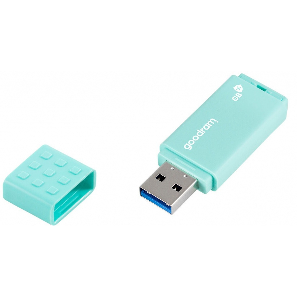 USB флеш накопичувач Goodram 64GB UME3 Care Green USB 3.0 (UME3-0640CRR11) - зображення 2