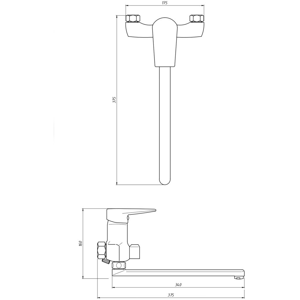 Змішувач Kroner Odra-C070 - зображення 2
