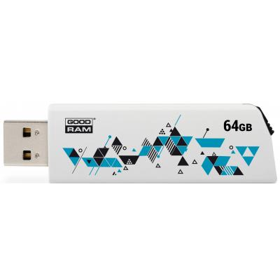 USB флеш накопичувач Goodram 64GB Cl!ck White USB 2.0 (UCL2-0640W0R11) - зображення 2