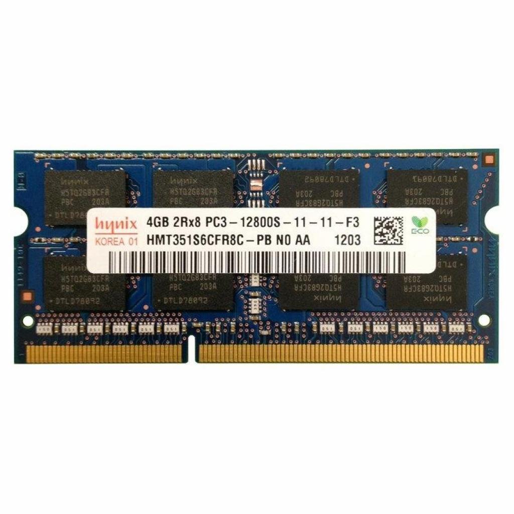 Модуль пам'яті для ноутбука SoDIMM DDR3 4GB 1600 MHz Hynix (HMT351S6CFR8C-PB) - зображення 1