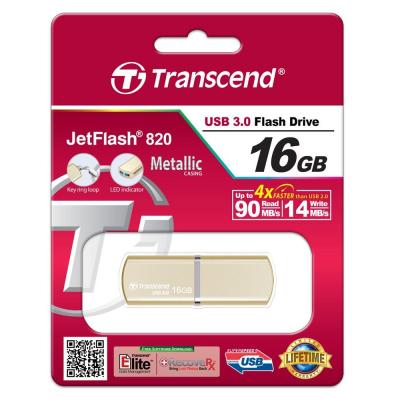 USB флеш накопичувач Transcend 16GB JetFlash 820 USB 3.0 (TS16GJF820G) - зображення 5