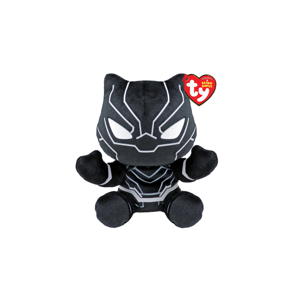 М'яка іграшка Ty Marvel Чорна пантера 15 см (44000) - зображення 1
