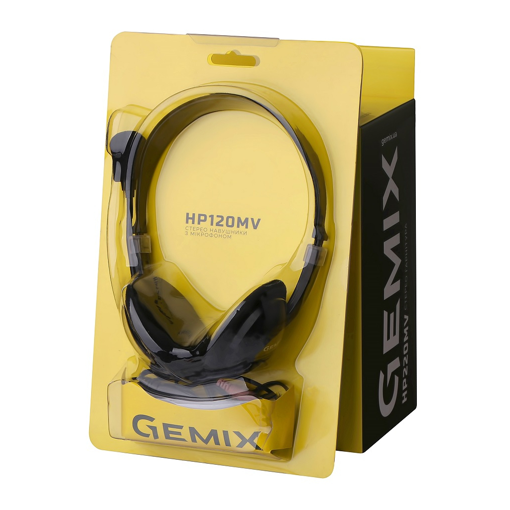 Навушники Gemix HP-120MV Black (HP-120MV) - зображення 4