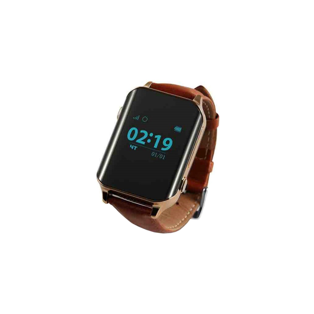 Смарт годинник-телефон GoGPS М01 Gold з GPS трекером (M01GD) - зображення 2
