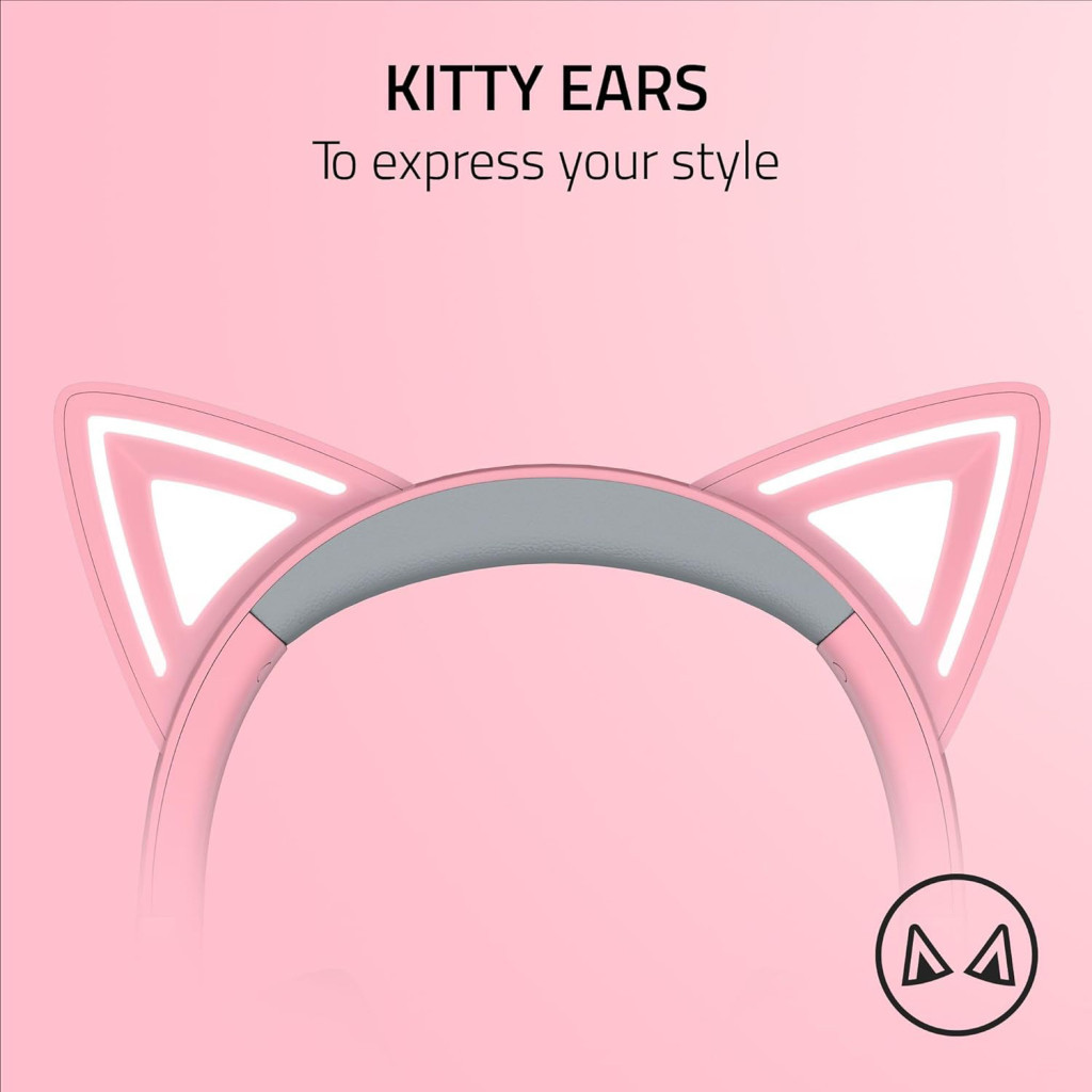 Навушники Razer Kraken Kitty V2 Quartz (RZ04-04730200-R3M1) - изображение 11