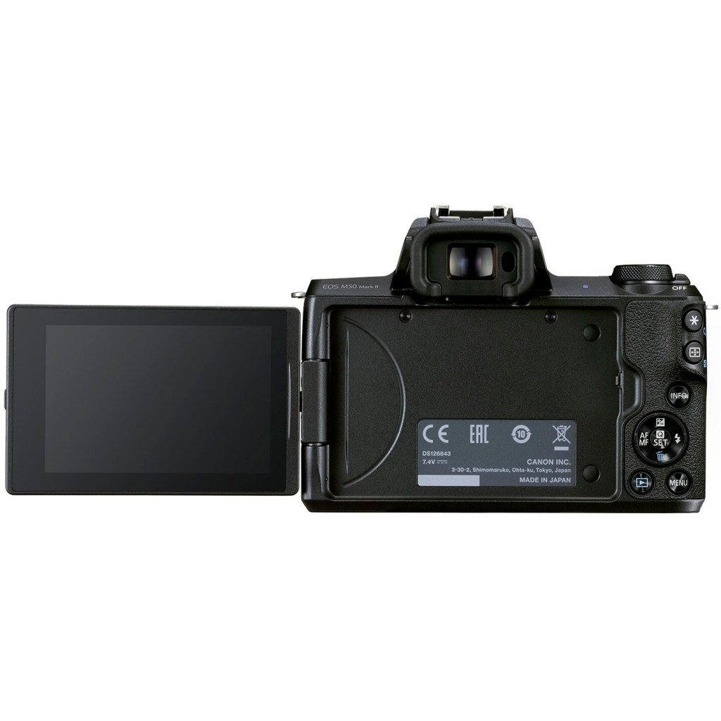 Цифровий фотоапарат Canon EOS M50 Mk2 Body Black (4728C042) - зображення 3