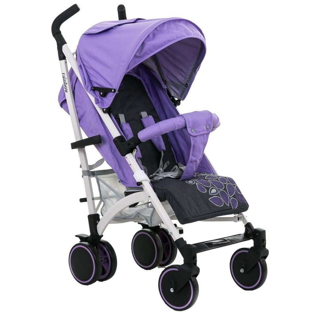 Коляска BabyHit Rainbow D200 Violet Grey (30 197) - зображення 1