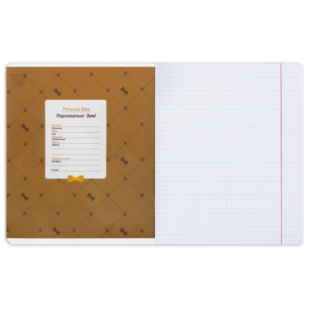 Зошит Yes Luxure doggy А5 24 аркушів клітинка (767539) - зображення 6