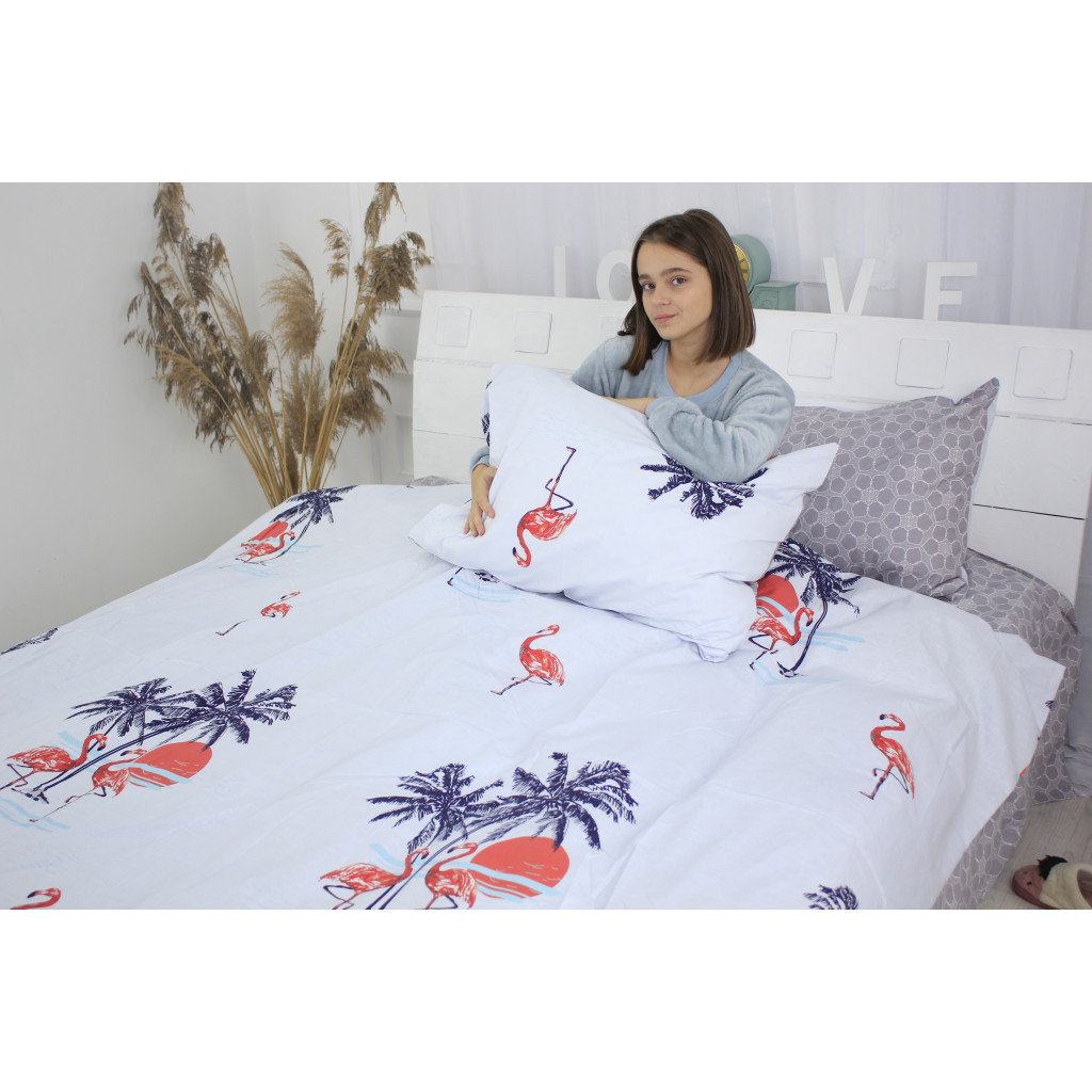 Постільна білизна MirSon Бязь Ranforce Elite 17-0268 Garland King Size (2200004707105) - зображення 4