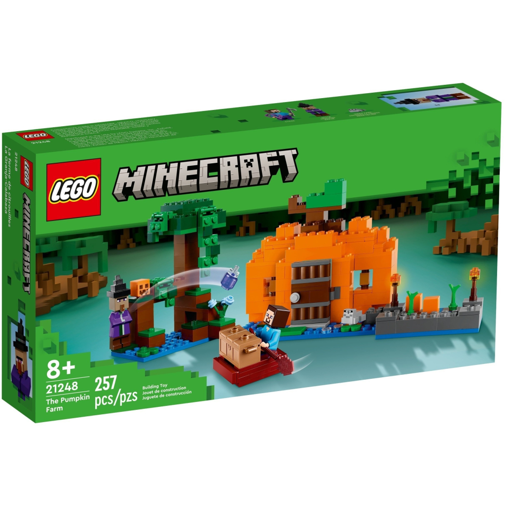 Конструктор LEGO Minecraft Гарбузова ферма 257 деталей (21248) - зображення 9
