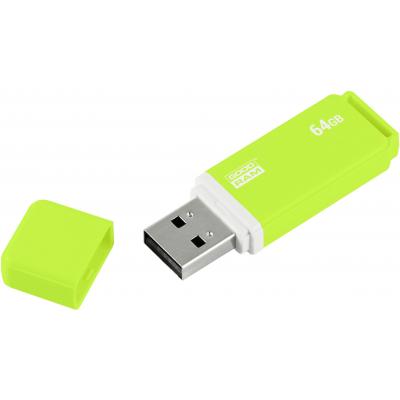 USB флеш накопичувач Goodram 64GB UMO2 Orange Green USB 2.0 (UMO2-0640OGR11) - зображення 3