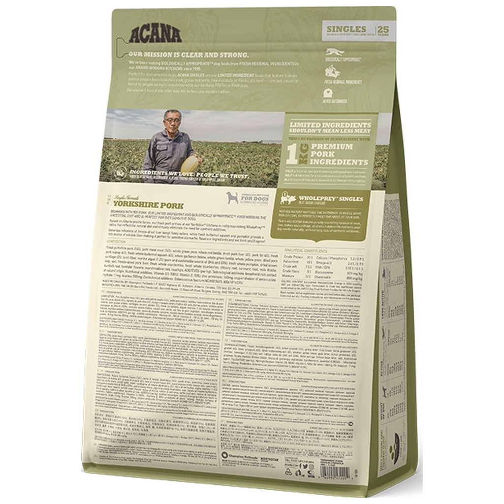 Сухий корм для собак ACANA Yorkshire Pork 2 кг (0064992572204) - зображення 4