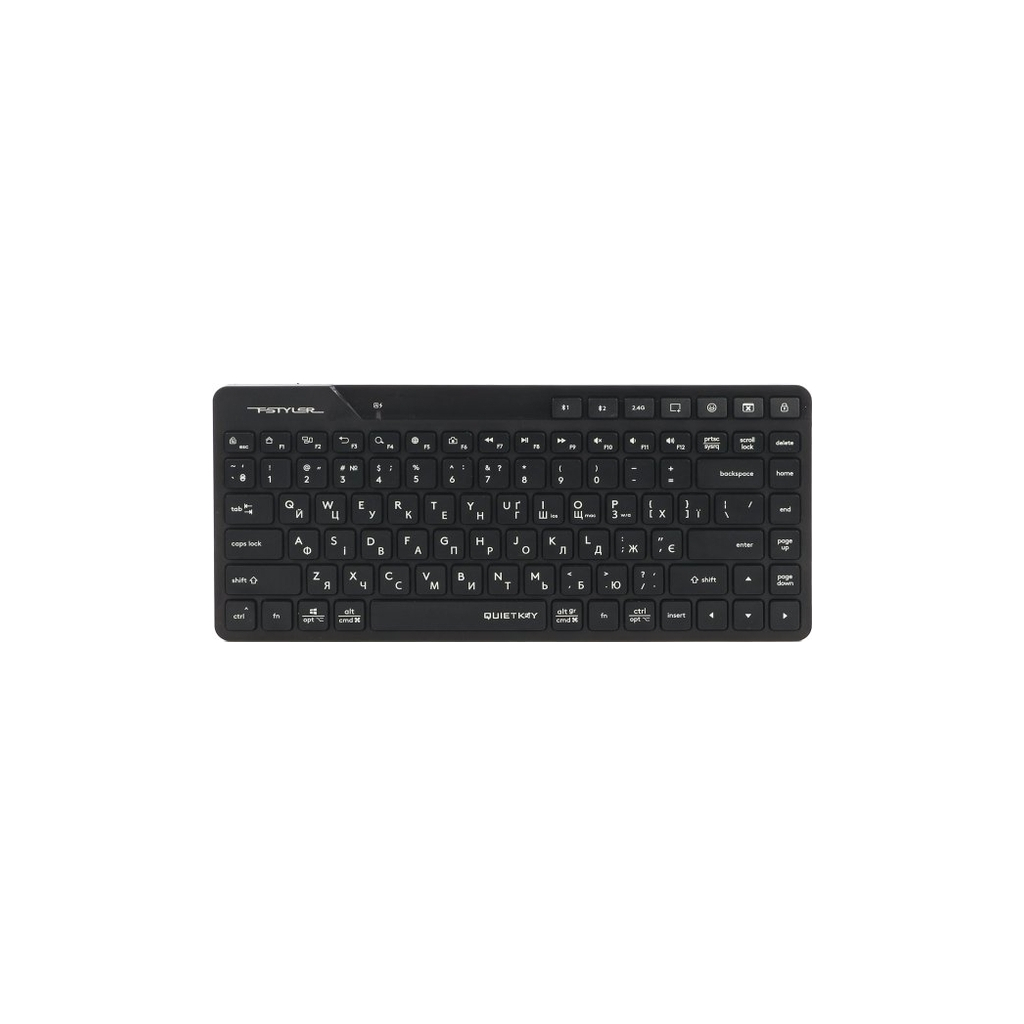 Клавіатура A4Tech FBK26C AS Wireless/Bluetooth Black (4711421000208) - зображення 1