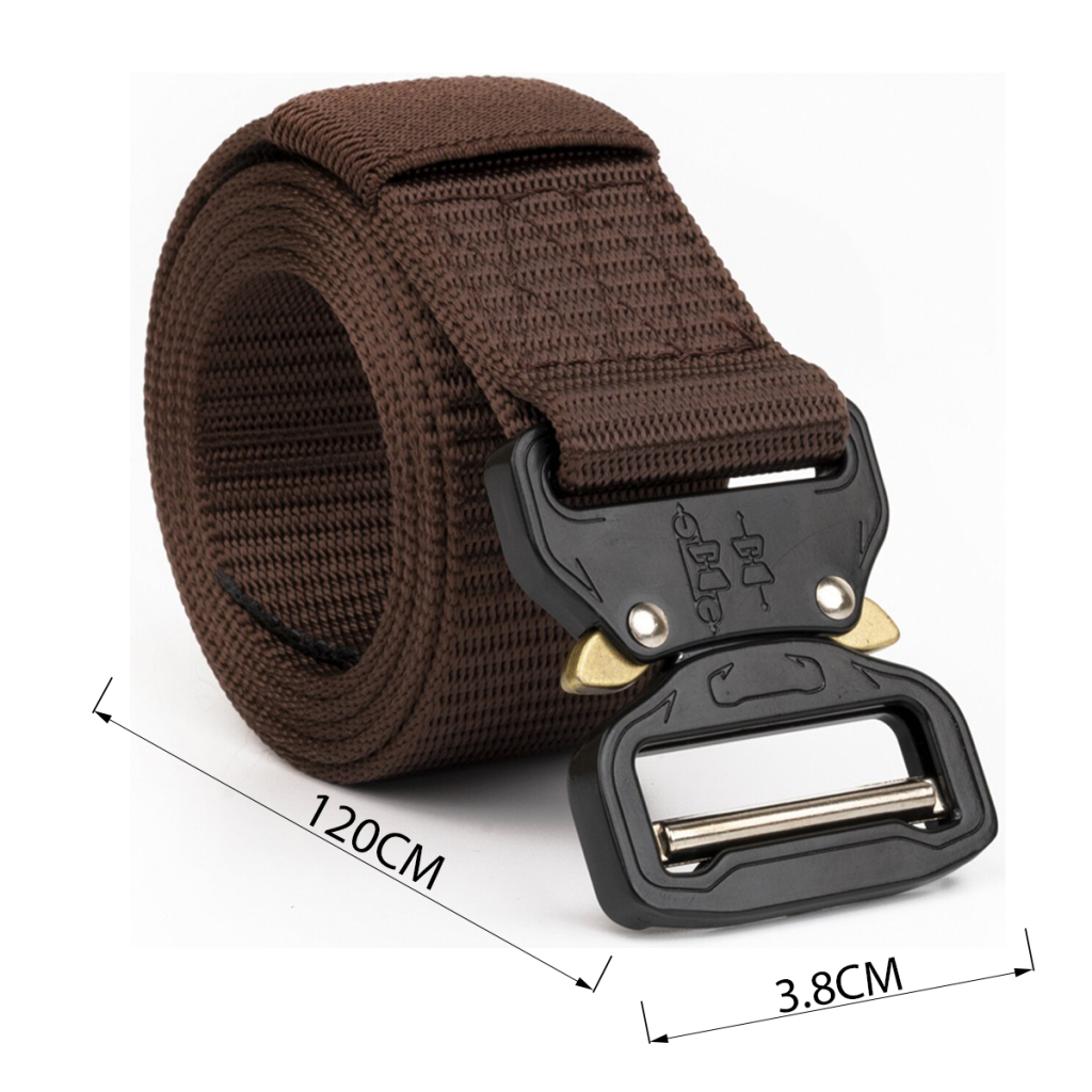 Ремінь Vintage Чоловічий текстильний Коричневий (20338) - зображення 3
