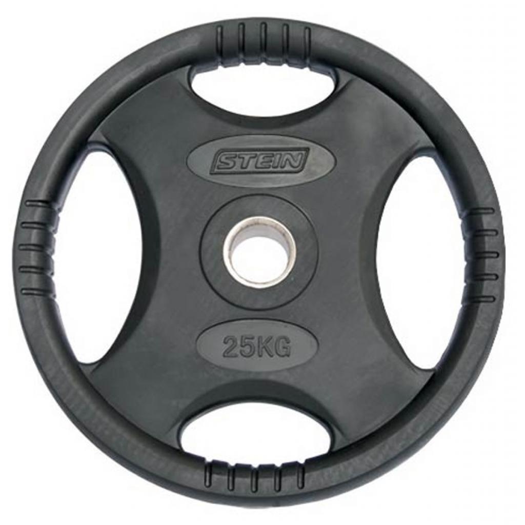 Диск для штанги Stein Прогумований 25 кг (DB6061-25) - зображення 1