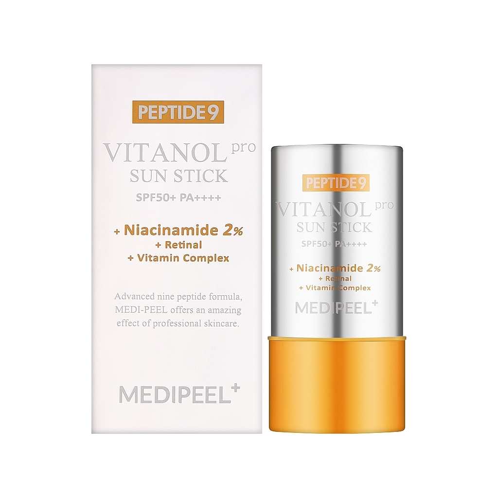 Засіб від засмаги Medi-Peel Peptide 9 Vitanol Sun Stick Pro SPF50+ Стік з пептидами та вітамінним комплексом 23 г (8809941822250) - зображення 2