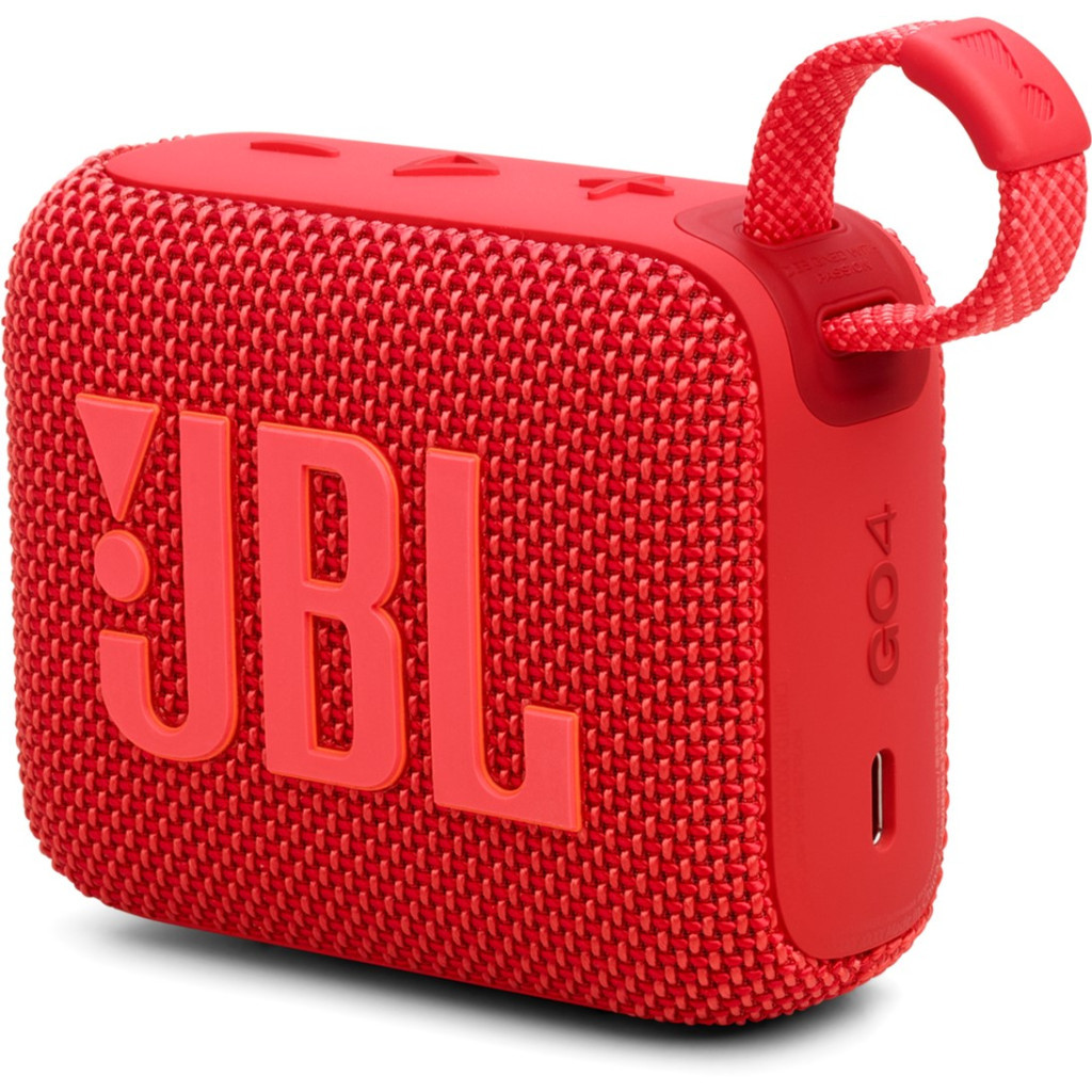 Акустична система JBL Go 4 Red (JBLGO4RED) - зображення 2