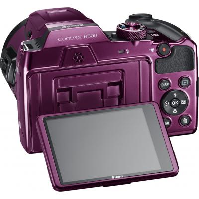 Цифровий фотоапарат Nikon Coolpix B500 Purple (VNA952E1) - зображення 6