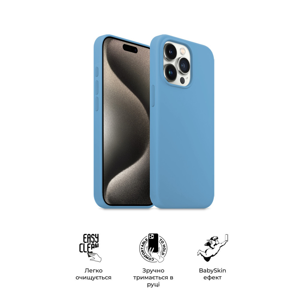 Чохол до мобільного телефона Armorstandart ICON2 MagSafe Apple iPhone 15 Pro Max Light Blue (ARM77016) - зображення 3