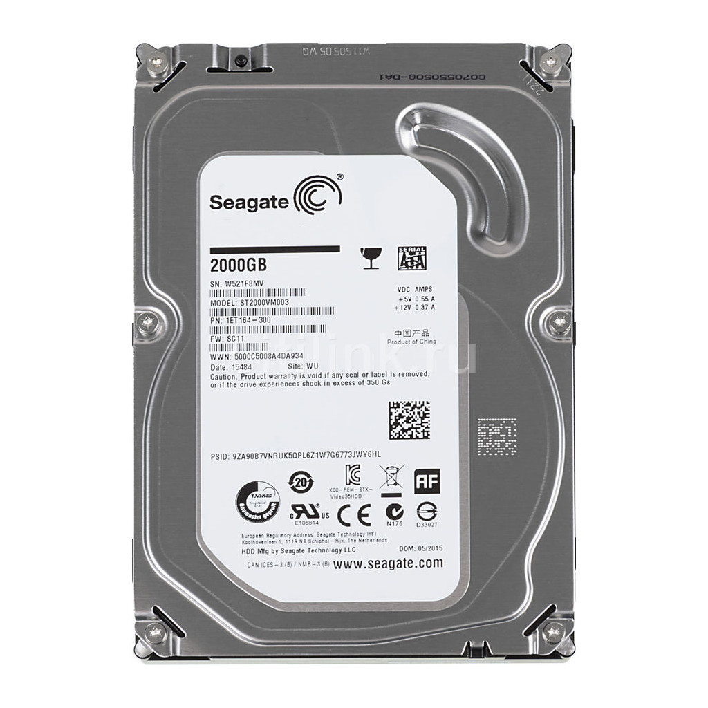 Жорсткий диск 3.5" 2TB Seagate (# ST2000VM003 #) - зображення 1