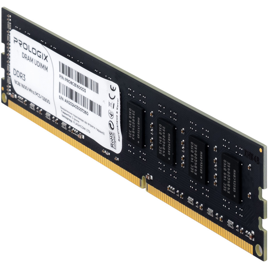 Модуль пам'яті для комп'ютера DDR3 8GB 1600 MHz Prologix (PRO8GB1600D3) - зображення 3