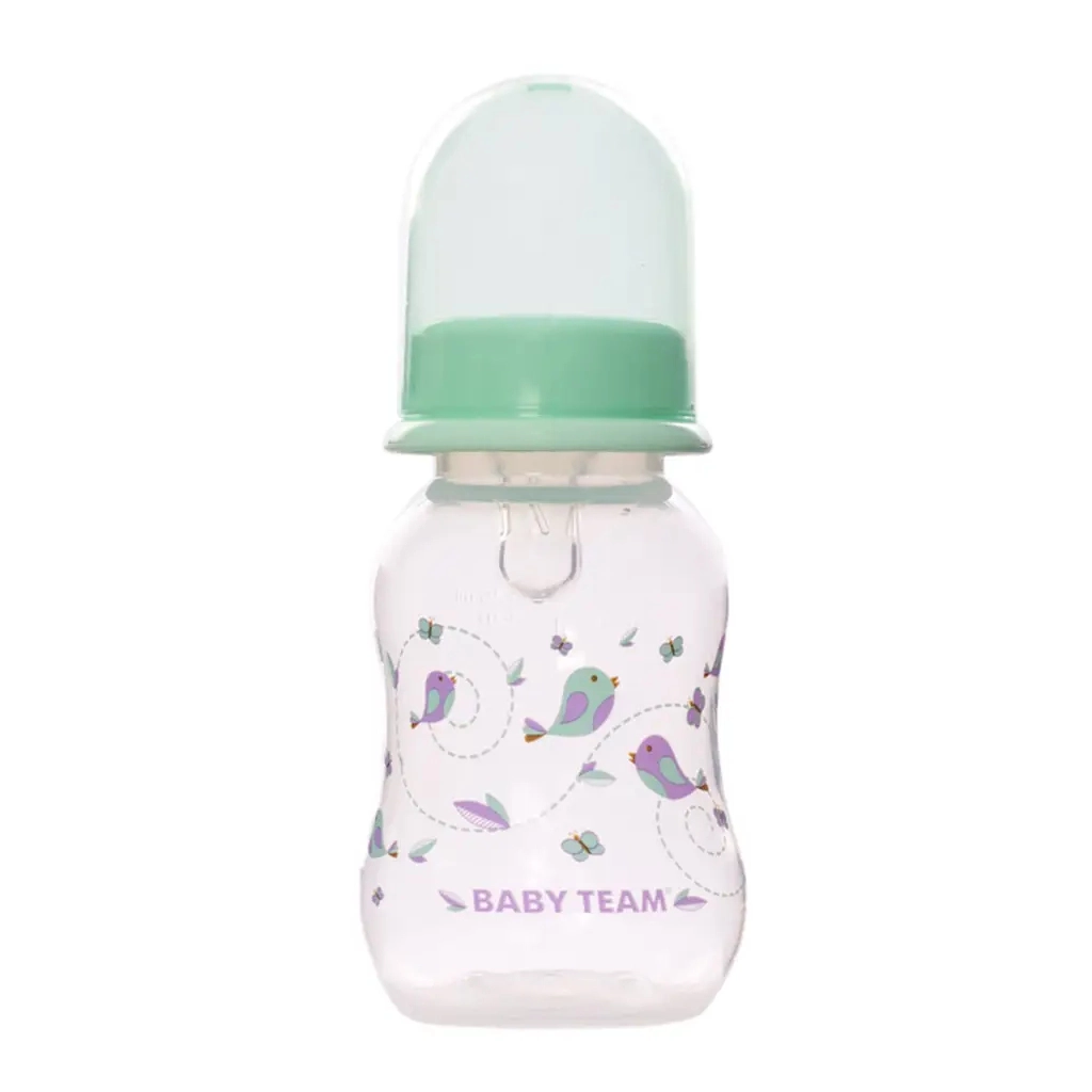 Пляшечка для годування Baby Team З силіконовою соскою 125 мл (4824428011112) - зображення 3