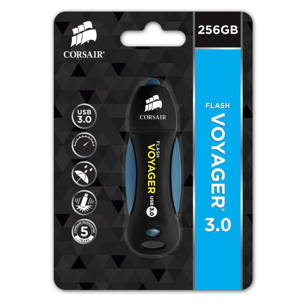 USB флеш накопичувач Corsair 256GB Voyager USB 3.0 (CMFVY3A-256GB) - зображення 4