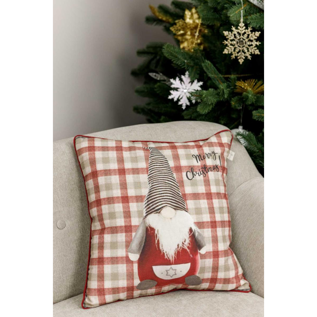 Наволочка Прованс декоративна Гном в клітинку 45х45 (031686) - зображення 3