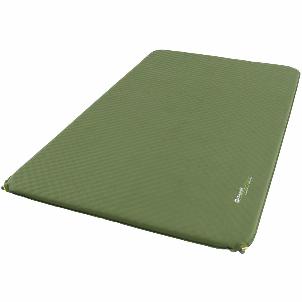 Туристичний килимок Outwell Self-inflating Mat Dreamcatcher Double 5 cm Green (928847) - зображення 1