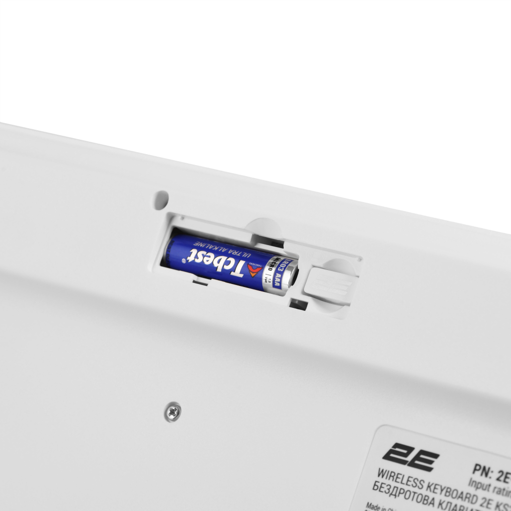 Клавіатура 2E KS260 106key Wireless UA White (2E-KS260WWH_UA) - зображення 8