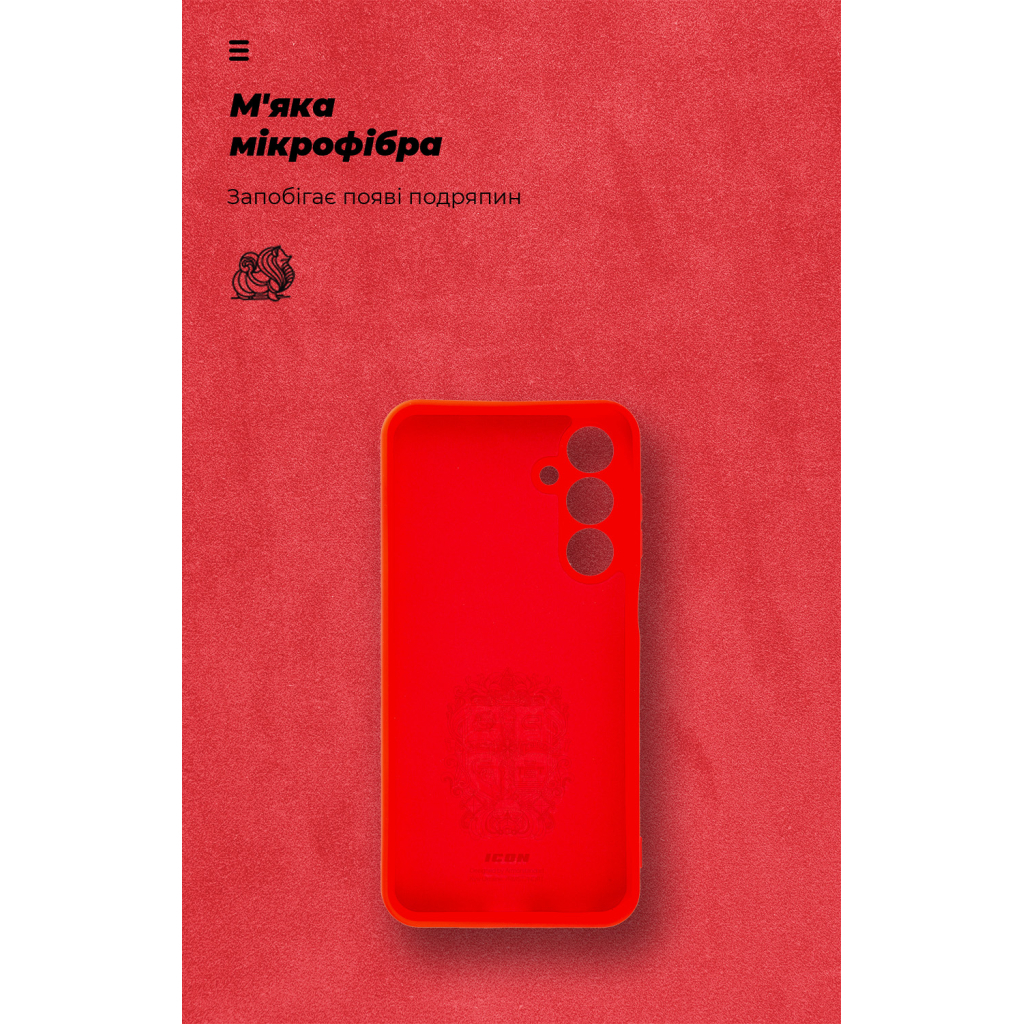 Чохол до мобільного телефона Armorstandart ICON Samsung M35 5G (M356) Camera cover Red (ARM77974) - зображення 4