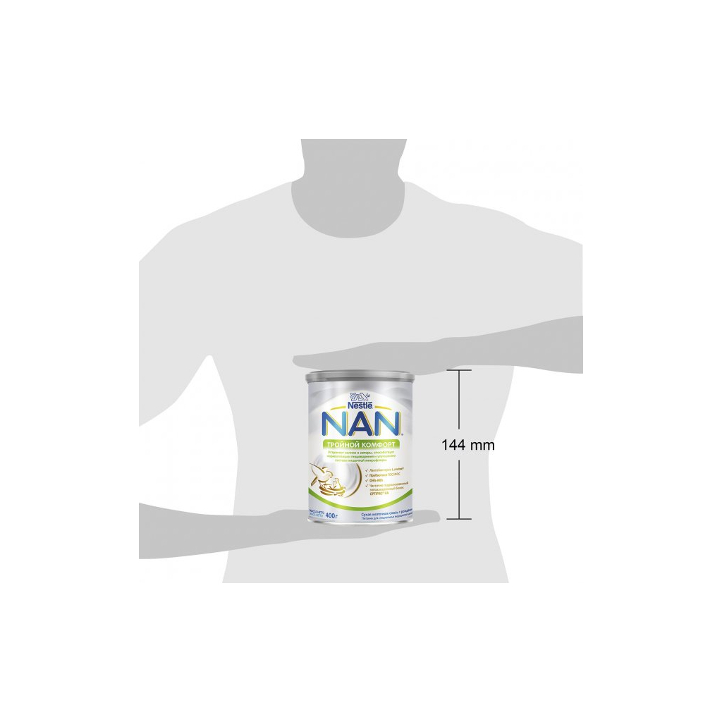 Дитяча суміш Nestle NAN Потрійний комфорт з народження, 400 г (7613035351462) - изображение 5