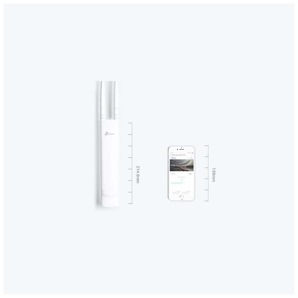 Точка доступу Wi-Fi TP-Link EAP113-OUTDOOR - зображення 5