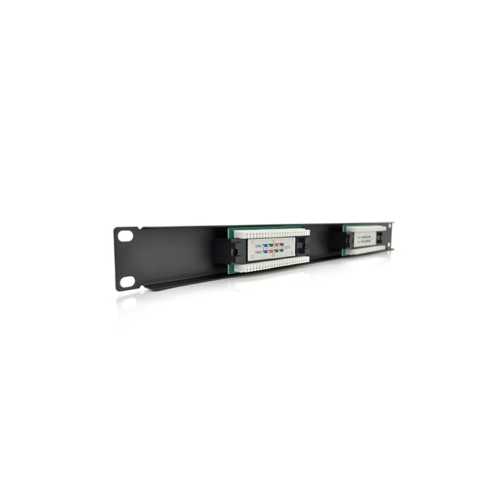 Патч-панель 19" 12хRJ-45 UTP 1U cat.5e Pipo (PP125191U) - изображение 2