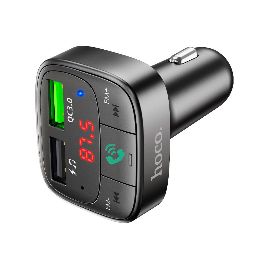 FM модулятор HOCO E59, Black, Box (E59) - зображення 4