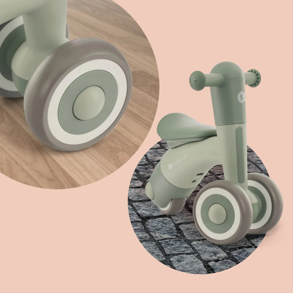 Біговел Kinderkraft Minibi каталка Leaf Green (KRMIBI00GRE0000) (5902533920075) - зображення 8