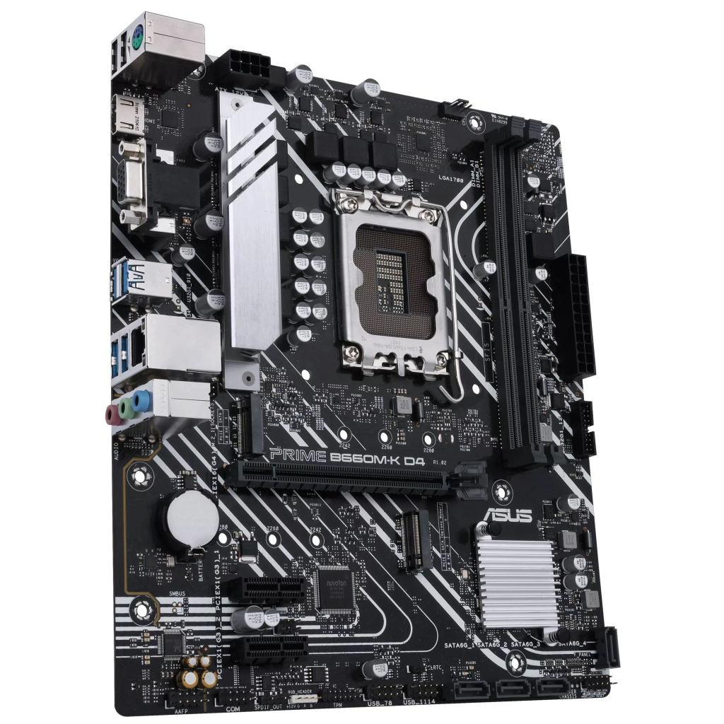 Материнська плата ASUS PRIME B660M-K D4 - зображення 4