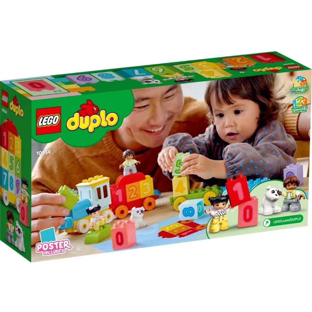 Конструктор LEGO Duplo Потяг із цифрами — вчимося рахувати 23 деталі (10954) - зображення 8