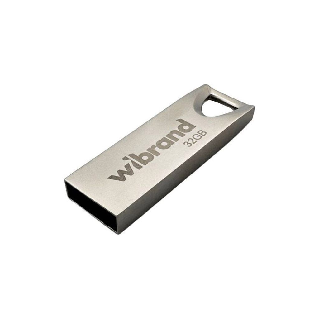 USB флеш накопичувач Wibrand 32GB Taipan Silver USB 2.0 (WI2.0/TA32U2S) - зображення 1