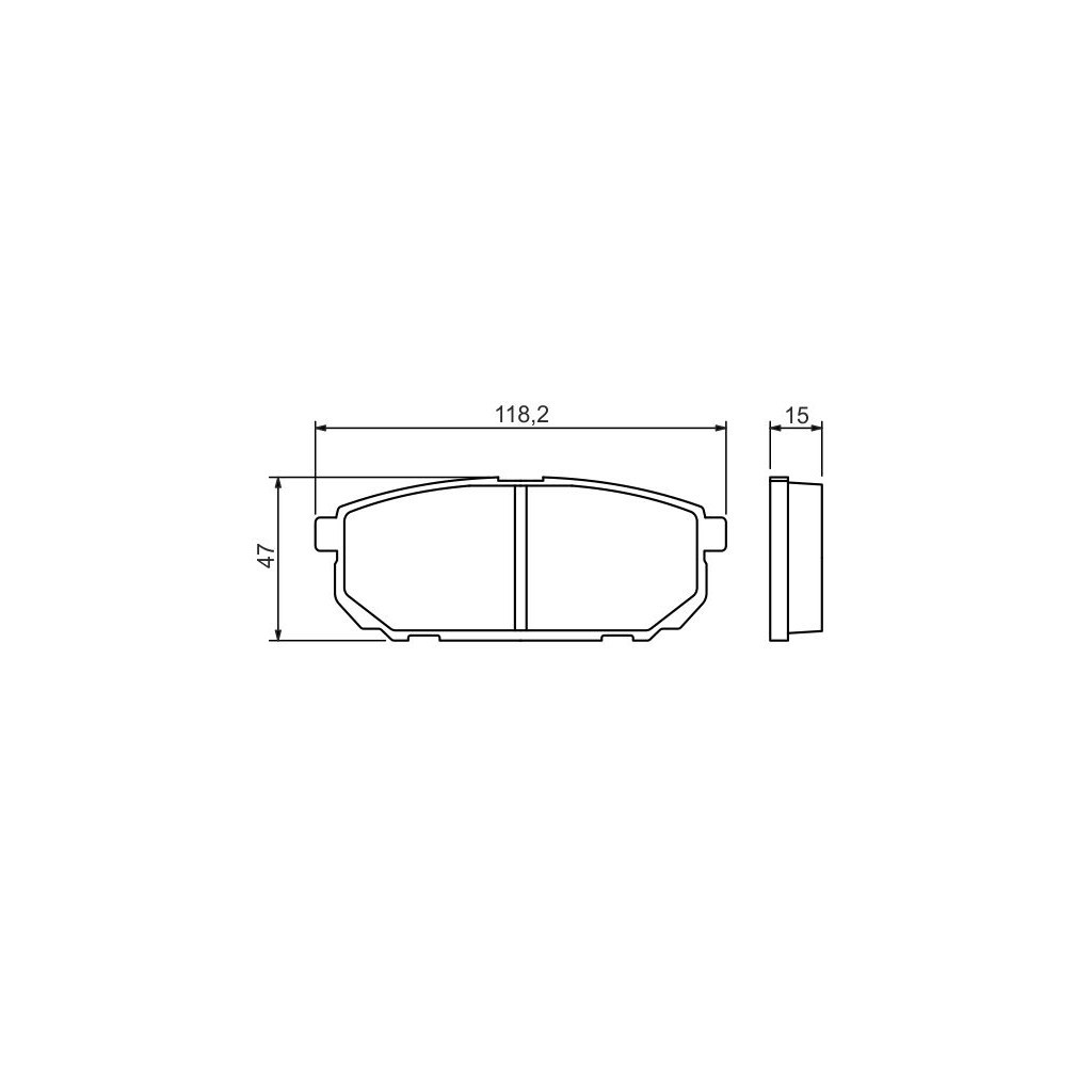 Гальмівні колодки Bosch 0 986 494 388 - изображение 7