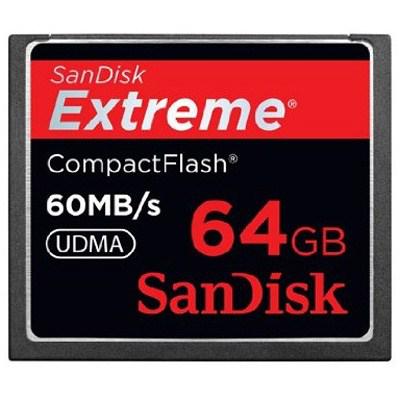 Карта пам'яті SanDisk 64Gb Compact Flash eXtreme (SDCFX-064G-X46) - зображення 1