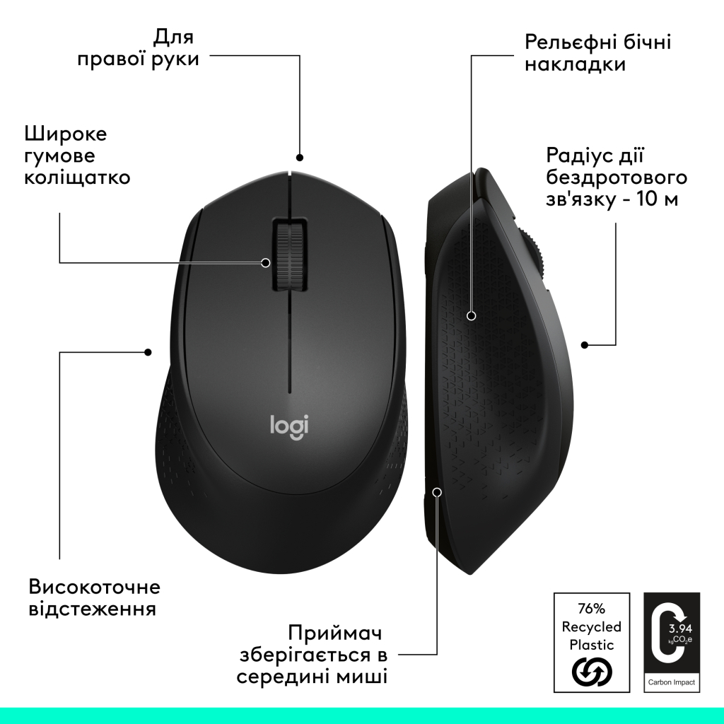 Мишка Logitech M280 Black (910-004287) - зображення 7