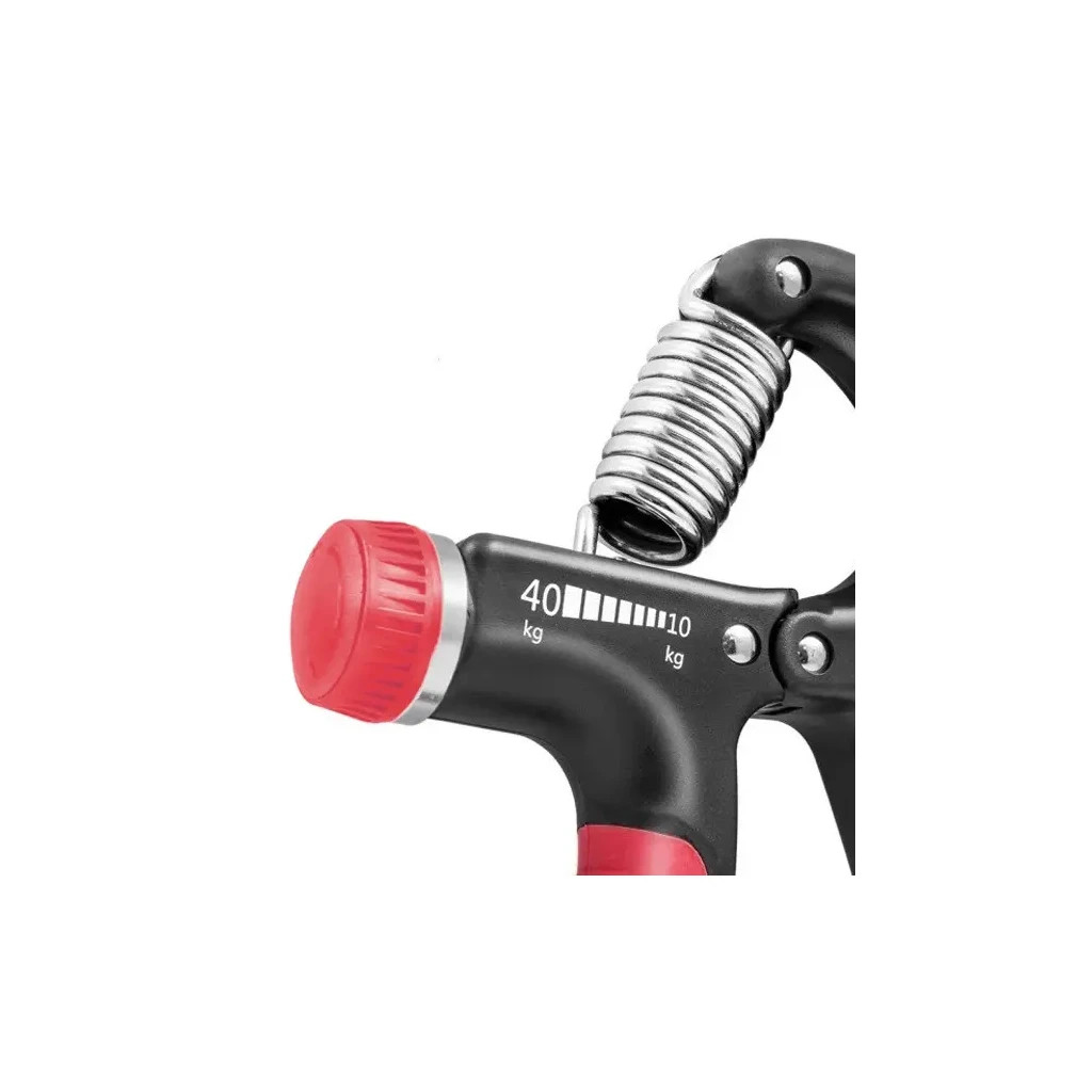 Еспандер PowerPlay кистьовий 10-40 кг Strength Grip Чорно-червоний (PP_4323_Bl/Red) - изображение 3