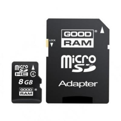 Карта пам'яті Goodram 8GB microSD Class 4 (M40A-0080R11) - зображення 1