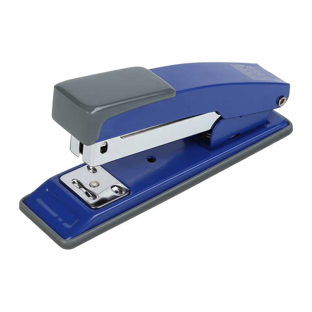 Степлер Buromax металевий, JOBMAX, 20 аркушів, (скоби №24; 26), 112 х 44 х 34 мм, синій (BM.4258-02) - зображення 1