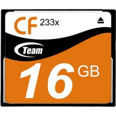Карта пам'яті Team 16GB Compact Flash 233x (TCF16G23301) - зображення 1