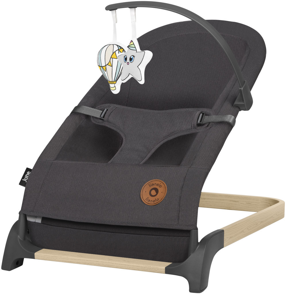 Крісло-гойдалка Lionelo шезлонг June grey stone (LO-JUNE GREY STONE) - зображення 1